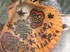 五色貝の貝殻の七夕飾り